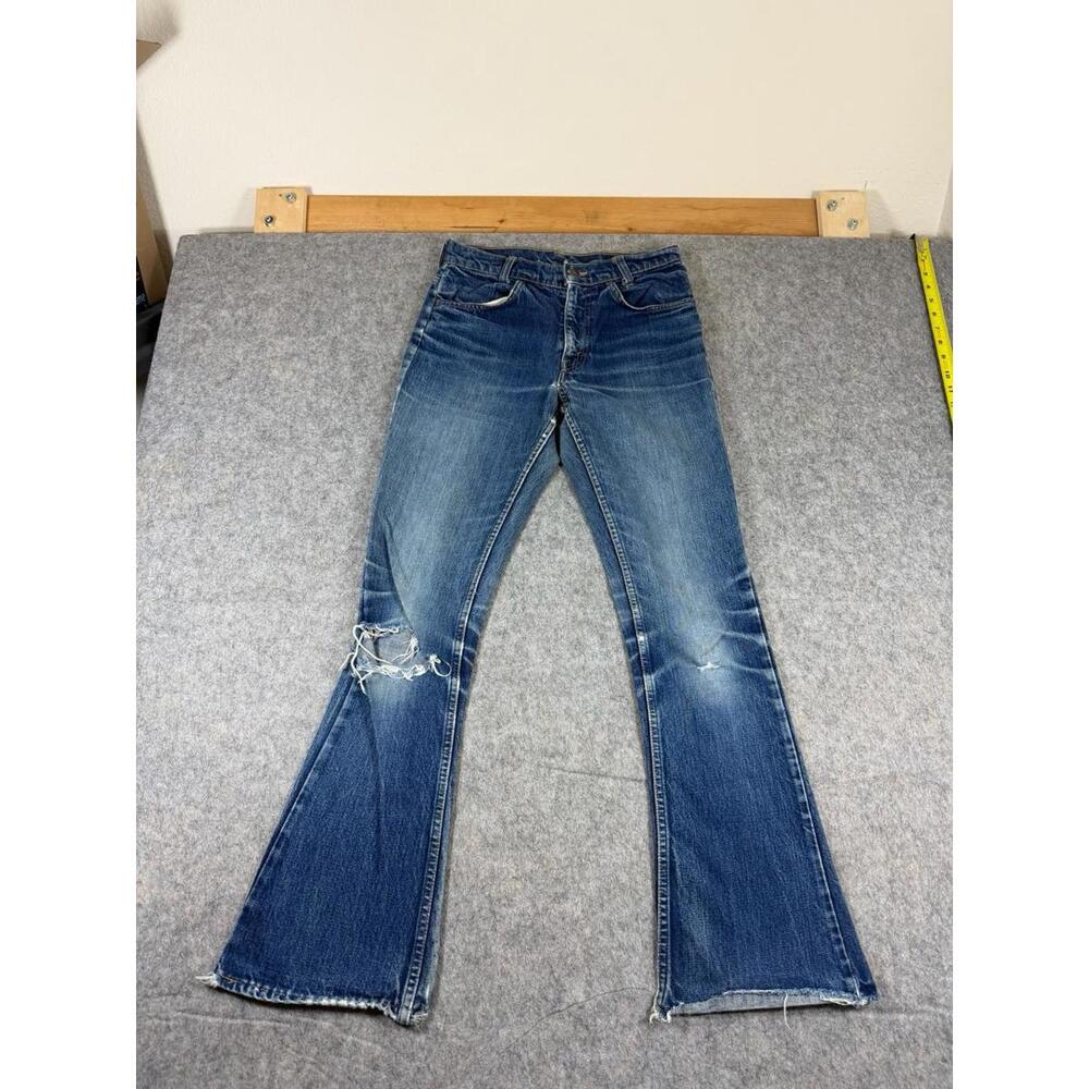Vintage Levi's BIG E Dark Blue Flared Jeans